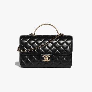 Chanel Black Quilted Leather Bag